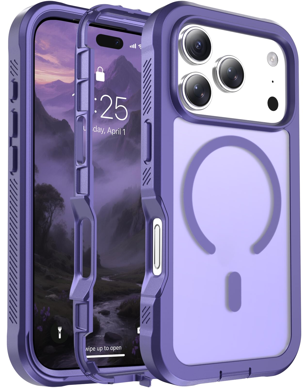 jaroco Magnetic for iPhone 18 Pro Case/iPhone 17 Pro Case Dark Purple