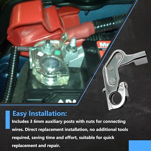 Miniatura 7 de 926-603 926603 Juego de terminales de batería  Reemplazo de terminal positivo y negativo BT4Z-14450-SD BT4A-14450-BA apto para Ford F-250 F-350