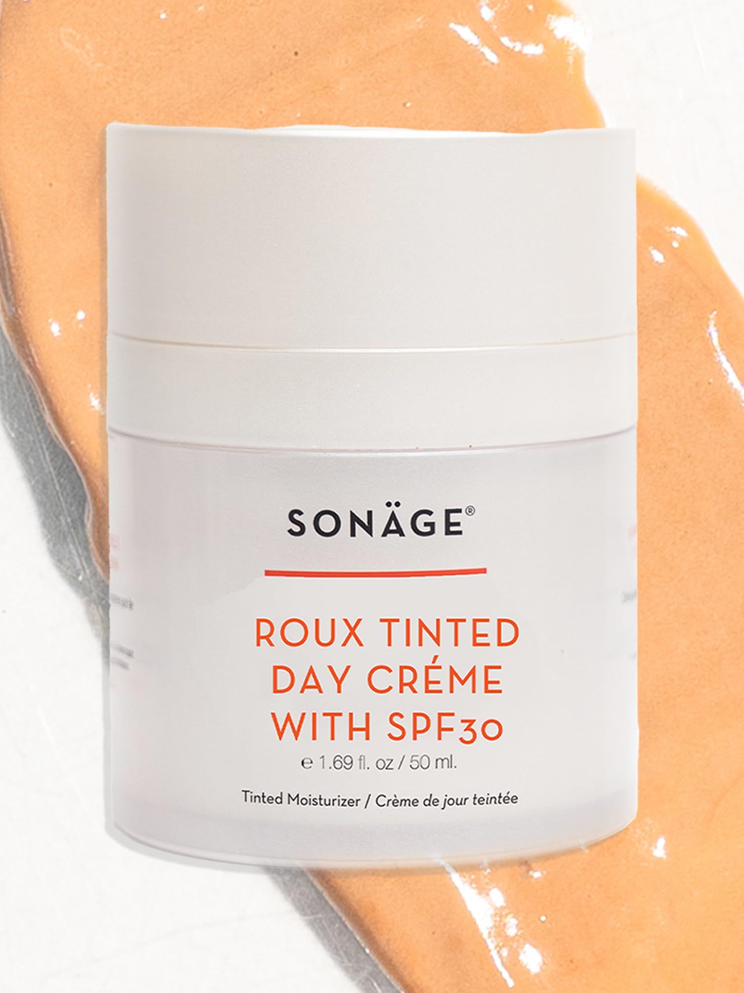 SONAGERoux Tinted Moisturizer with Zinc Oxide SPF 30 Natural Mineral Sunscreen | Lightweight Sheer Coverage, No WhitecastEWG Verified