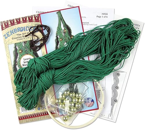 Miniatura 3 de Design Works Crafts Kit de macramé para árbol de