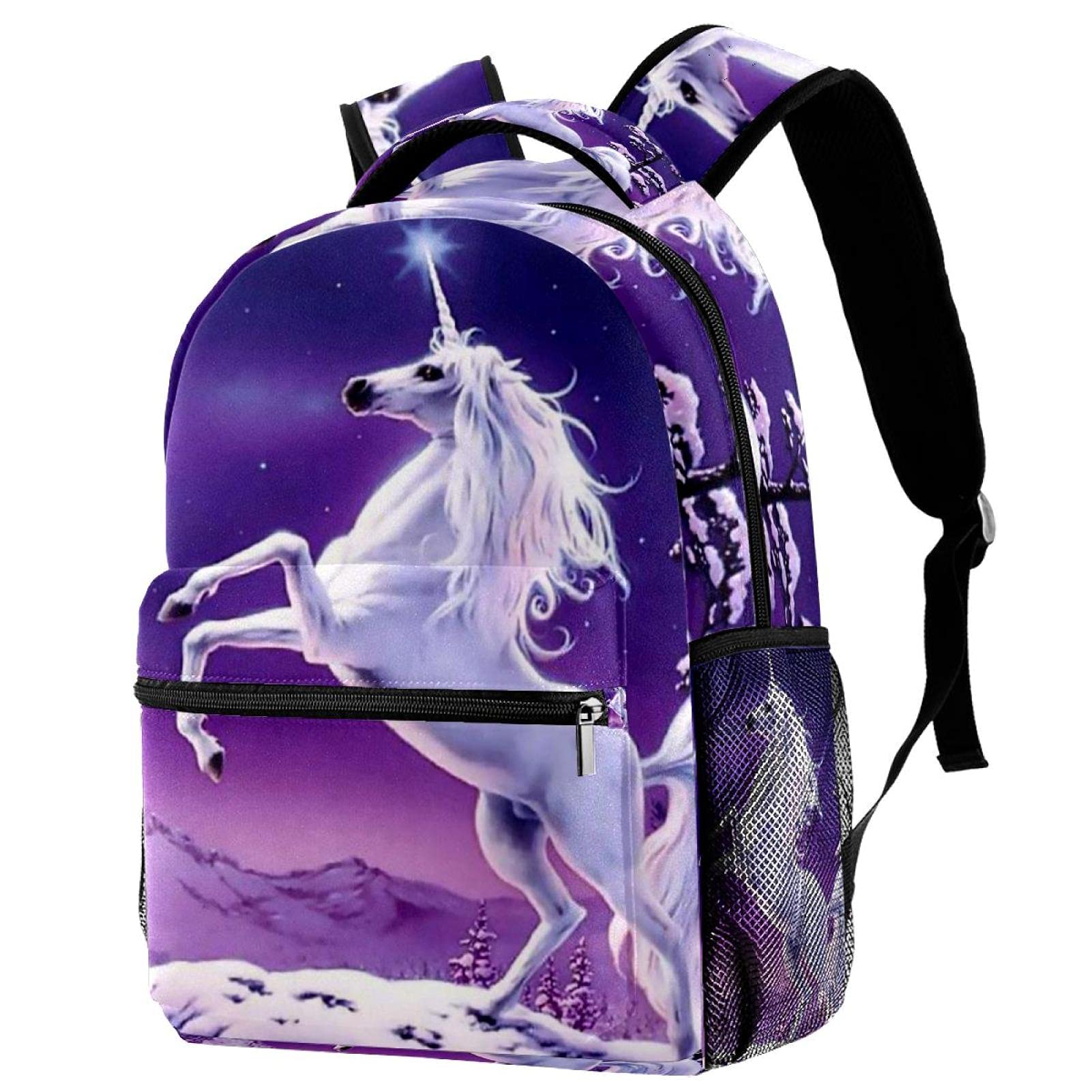 Sac à dos licorne rose pour le collège et les sorties de week-end - 7