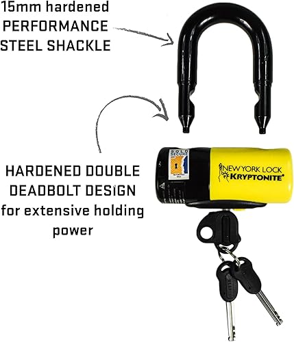 Miniatura 4 de Kryptonite New York Fahgettaboudit Chain 1415 & New York Disc Lock