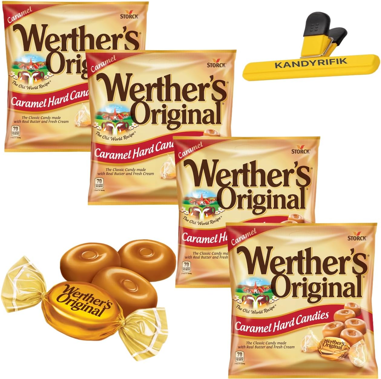 Amazon.com : Werther's Original Hard Caramel Candy, 12 Oz Bag : Grocery ...