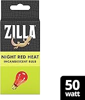 Vista 11 de Zilla Bombilla incandescente, rojo noche, ideal para especies de reptiles nocturnos