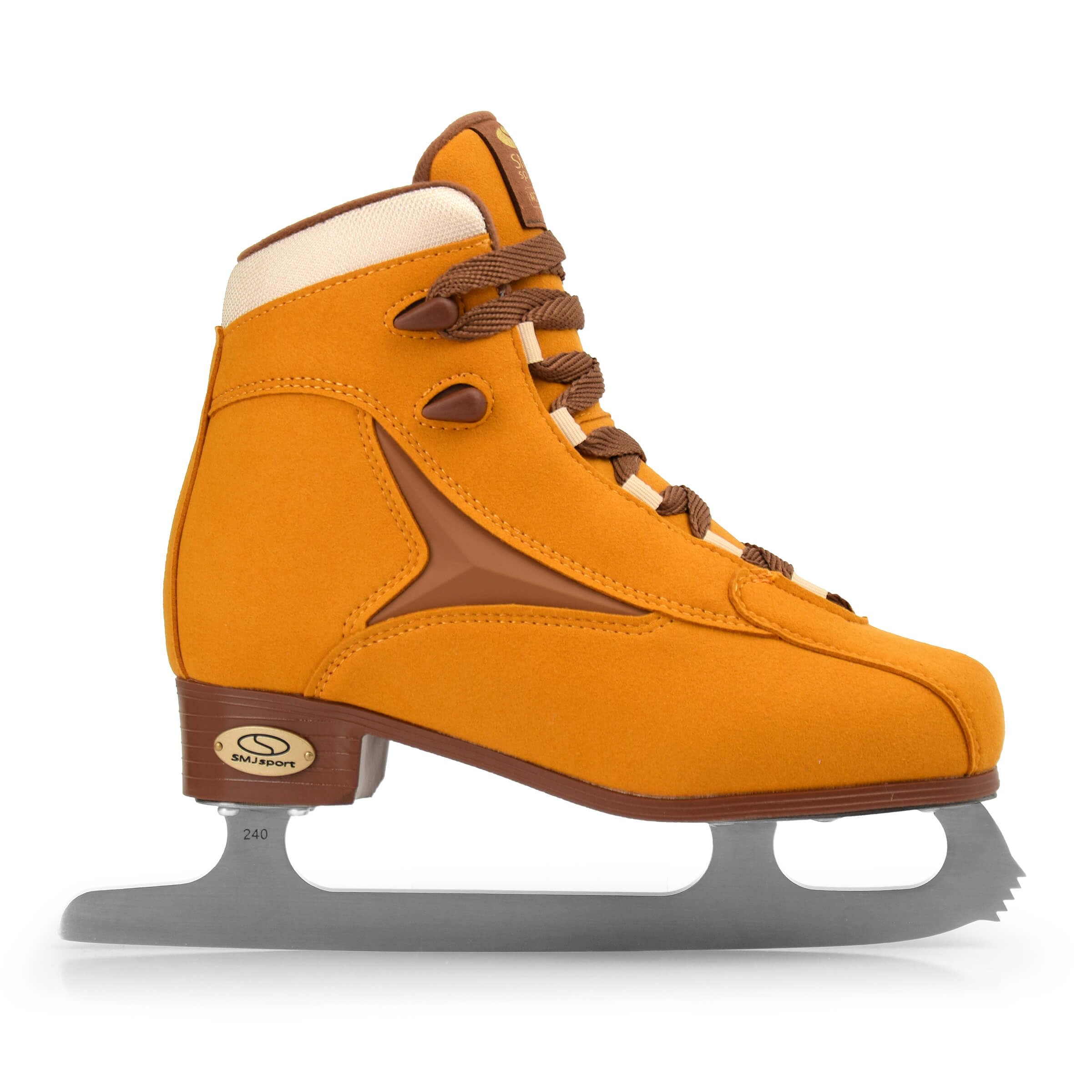 SMJ Arctica Pattini da ghiaccio da donna Pattinaggio artistico Classici Pattinaggio su ghiaccio Suede Marrone | Taglie: 37, 38, 39, 40, 41
