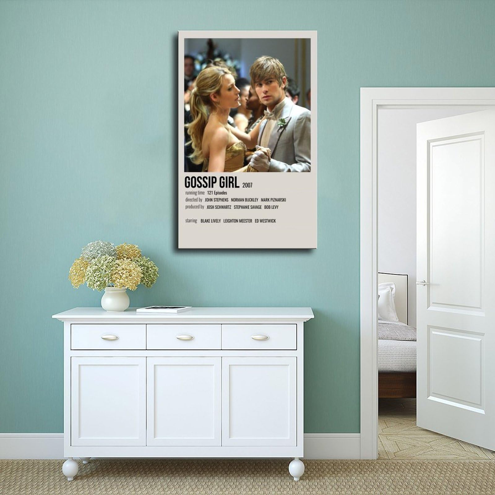 Poster Su Tela Gossip Girl – 40x60 Cm Stampe Vintage Per Camera Da Letto, Ufficio – Senza Cornice