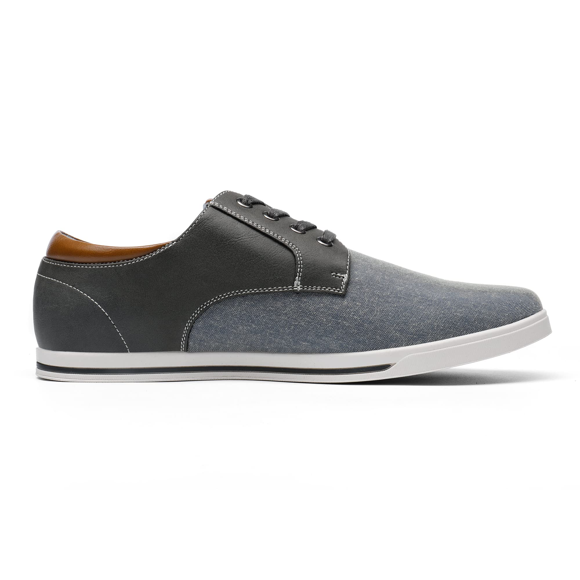 Bruno Marc Mens Grey Suede Oxford Shoes Bruno Marc Men's Suede