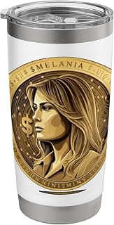 Trump and Melania Currency Launches Meme Coin Trump Crypto Stainless Steel Insulated Tumbler