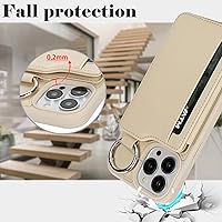 Vista 208 de Havaya Funda para iPhone 13 Pro Max y iPhone 12 Pro Max, cartera compatible con magsaf 2 en 1, desmontable magnética con tarjetero y ranura trasera