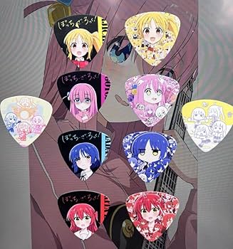 Amazon | ぼっちざろっく ギター ピック 5枚セット 収納ケース