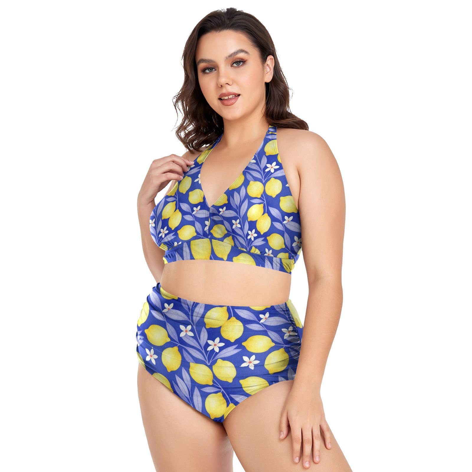 FRODOTGV Costumi da bagno donna taglie forti L-4XL