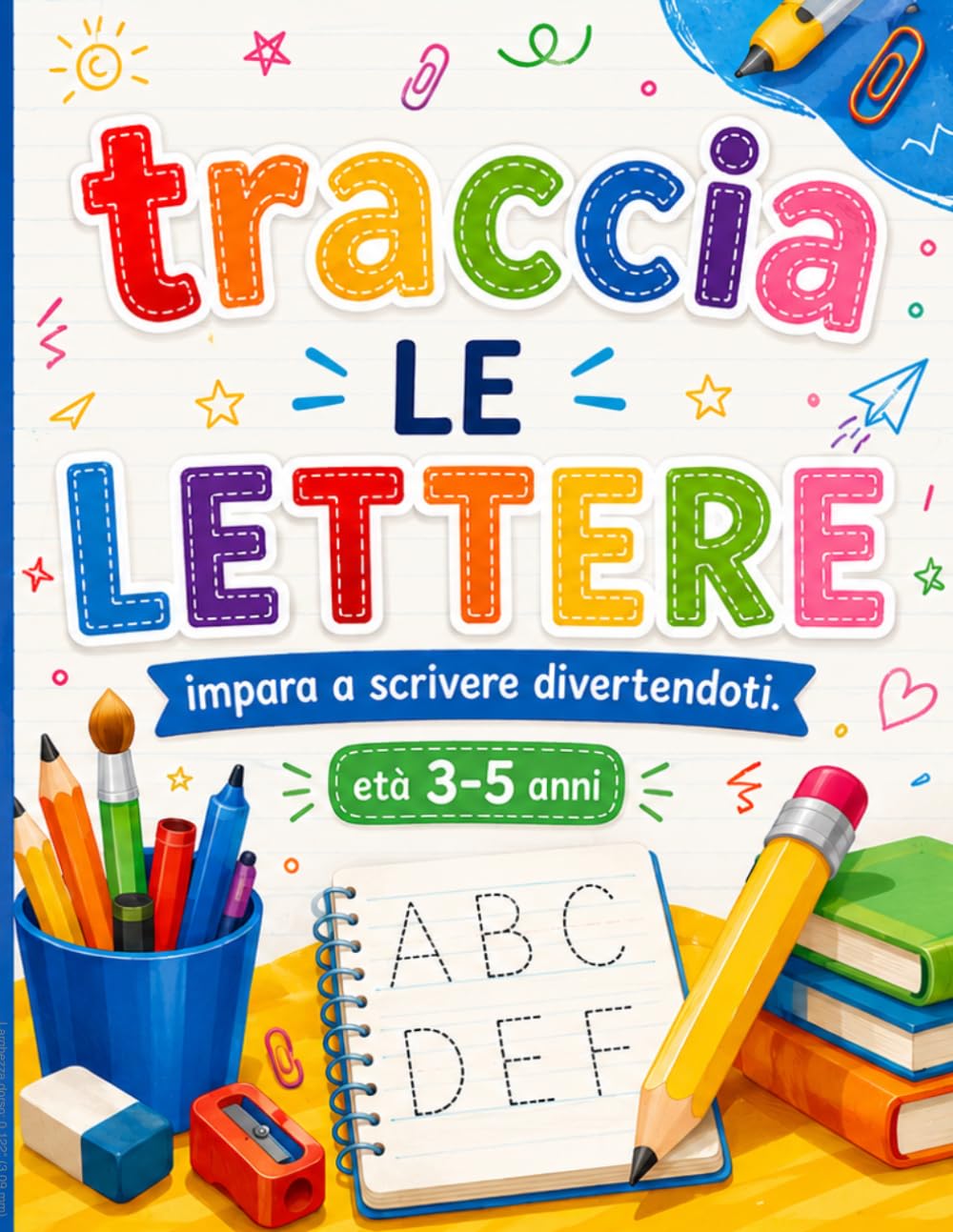 Traccia le lettere: Impara a scrivere divertendoti (Impariamo Giocando)