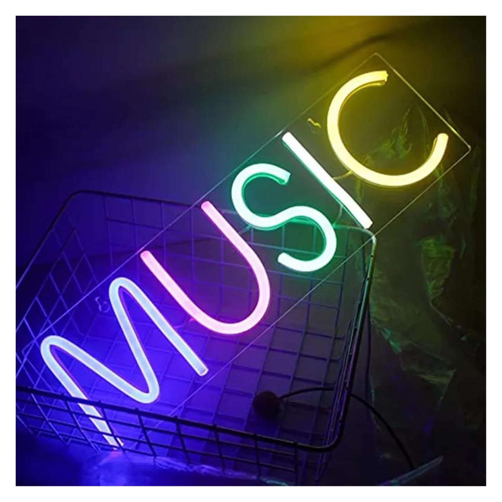 Insegna al Neon LED Musica Insegna Al Neon Personalizzata Led Matrimonio Casa Camera Festa Di Compleanno Bar Negozio Decorazione Decorazione Della Parete