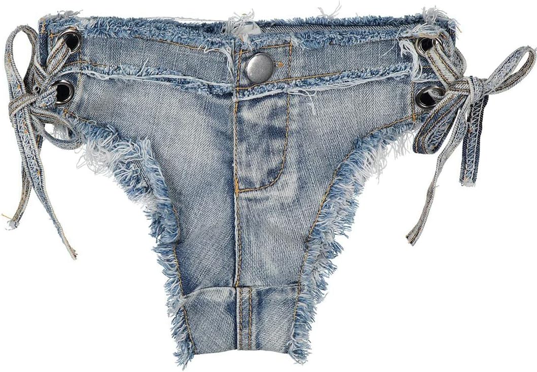 Women's Sexy Low Rise Mini Denim Shorts Jeans Hot Pants - Image 5