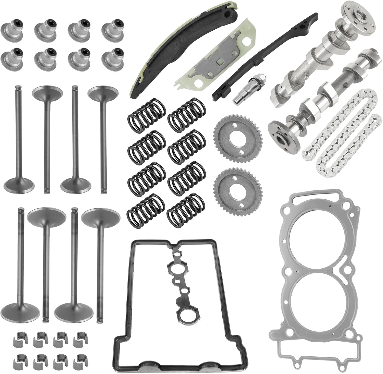 Caltric Camshaft And Valve Gasket Kit Compatible with Polaris Ranger 1000 2019-2023 / Ranger XP 900 EPS 2013-2019 / Ranger XP 1000 2017-2023