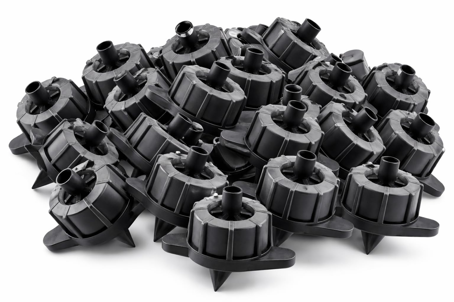 Gocciolatore ad Innesto Ispezionabile per Irrigazione a Goccia, Kit 200-400 Pezzi, Portata 4-8-16 lt/h, Polietilene, per Orto Siepi Piante in Vaso (400 pezzi 4 lt ora)