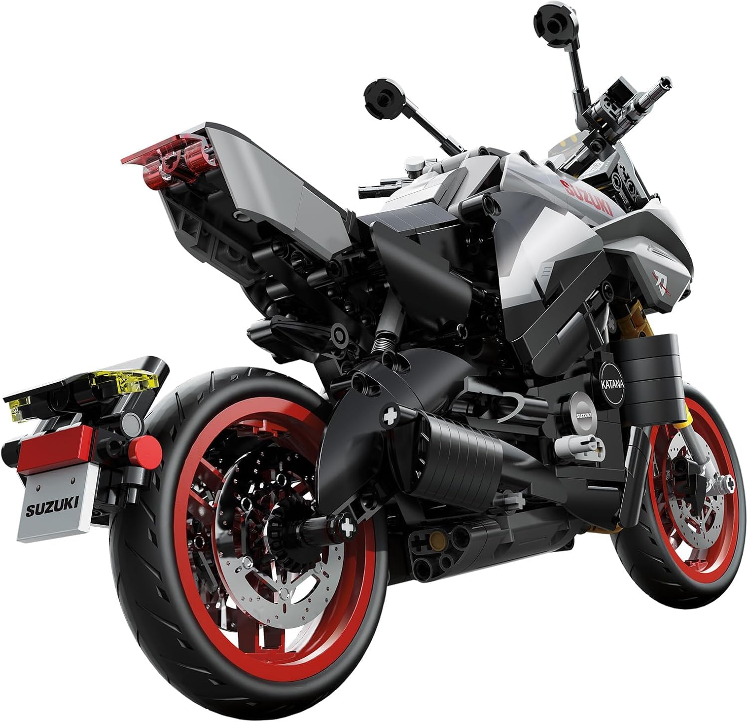 Cada Suzuki CATANA 2022 - Kit de construction - Moto de route - Gris-noir - 1104 pièces - + 8 ans - Échelle 1:6 (DEQUBE 927DE59021)