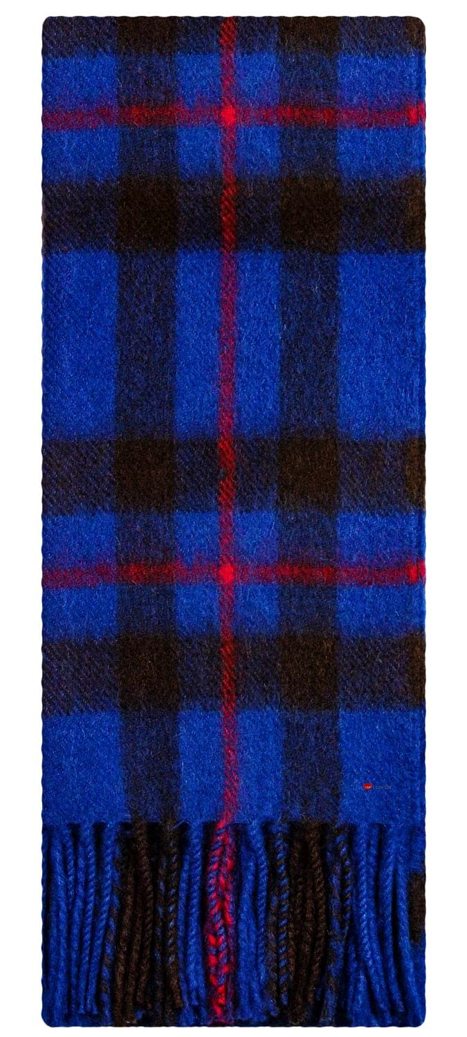 I LUV LTD Elliot Modern Tartan Plaid 100% Lambswool Clan Scarf Made in Scotland
