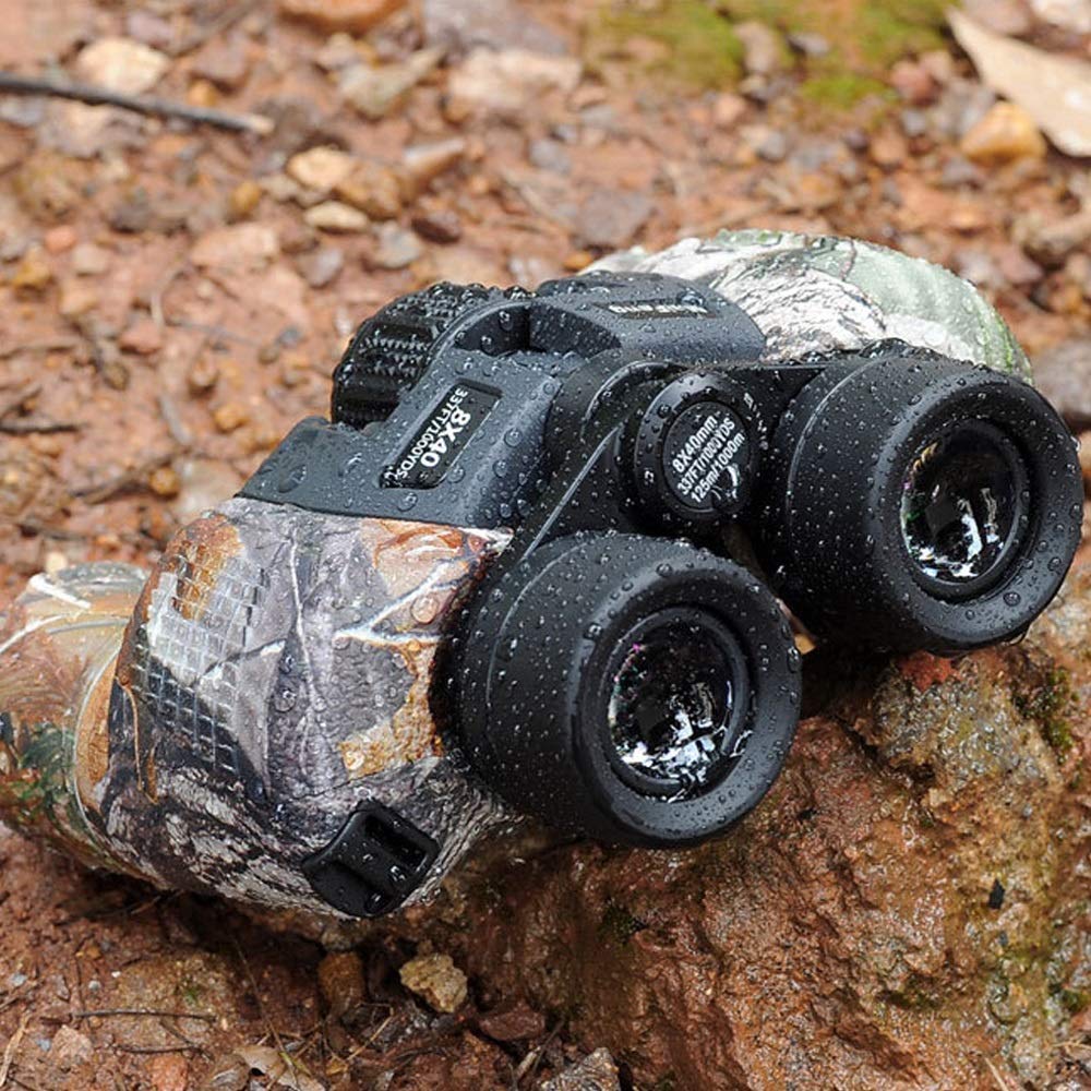 LYGXWJFC Telescopio Binocular Alta Definición HD 8 40 Camuflaje Visión Nocturna con Poca Luz Concierto para Adultos Teléfono Móvil Cámara Viajes al Aire Libre Observación de Aves Telescopio Vida