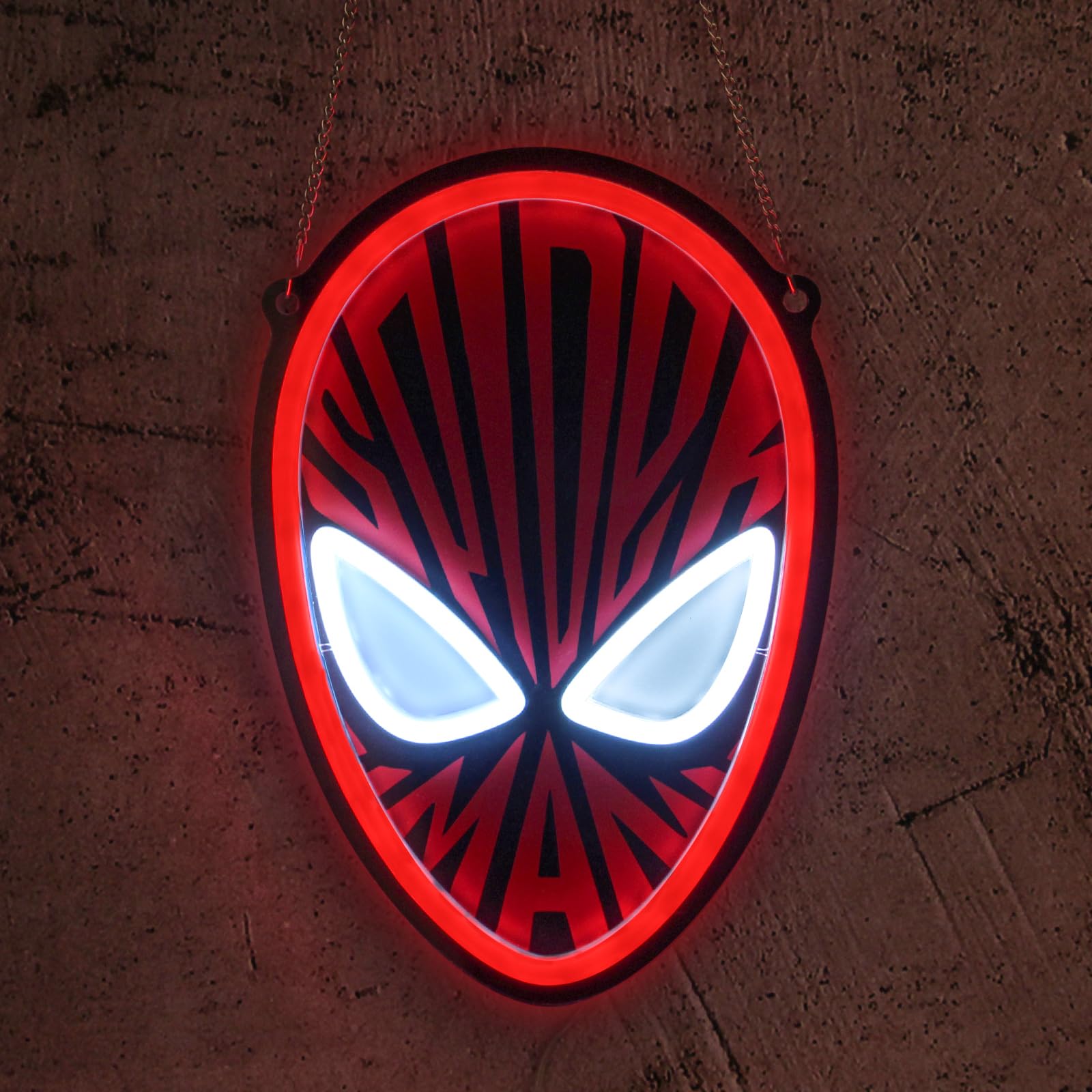 FRIFUN Spider-Man Neon Signs Anime LED Neon Lights USB Powered for Wall Decor Art Bedroom Mar-vel Fans Man Gave Bar Pub Party Game Children Kids Holiday Gift