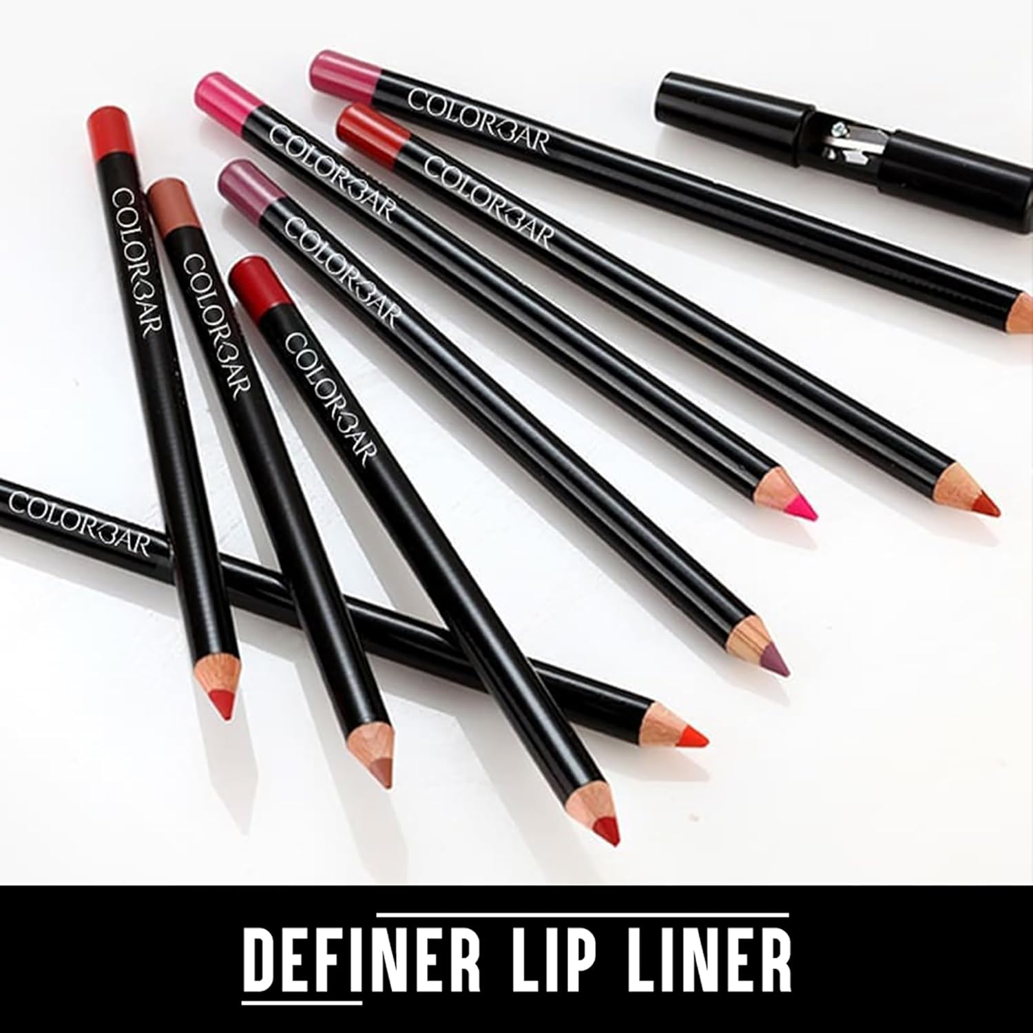 Colorbar Definer Lip Liner - Easy-Glide Contouring Lip Liner Pencil - Matte Finish with Intense Color Payoff - 004 Berry Rose - 0.05 oz - Image 2