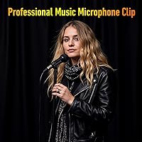 Vista 6 de 2 soportes para micrófono, clip universal de micrófono para soporte de micrófono con 5/8 pulgadas macho a 3/8 pulgadas hembra adaptador de tornillo