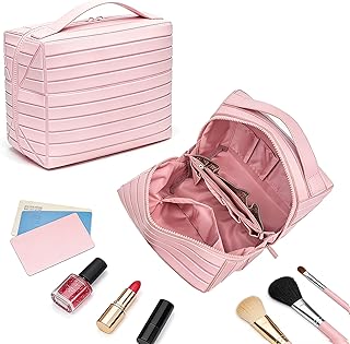 Bolsa de maquillaje de viaje paralela, bolsa ...