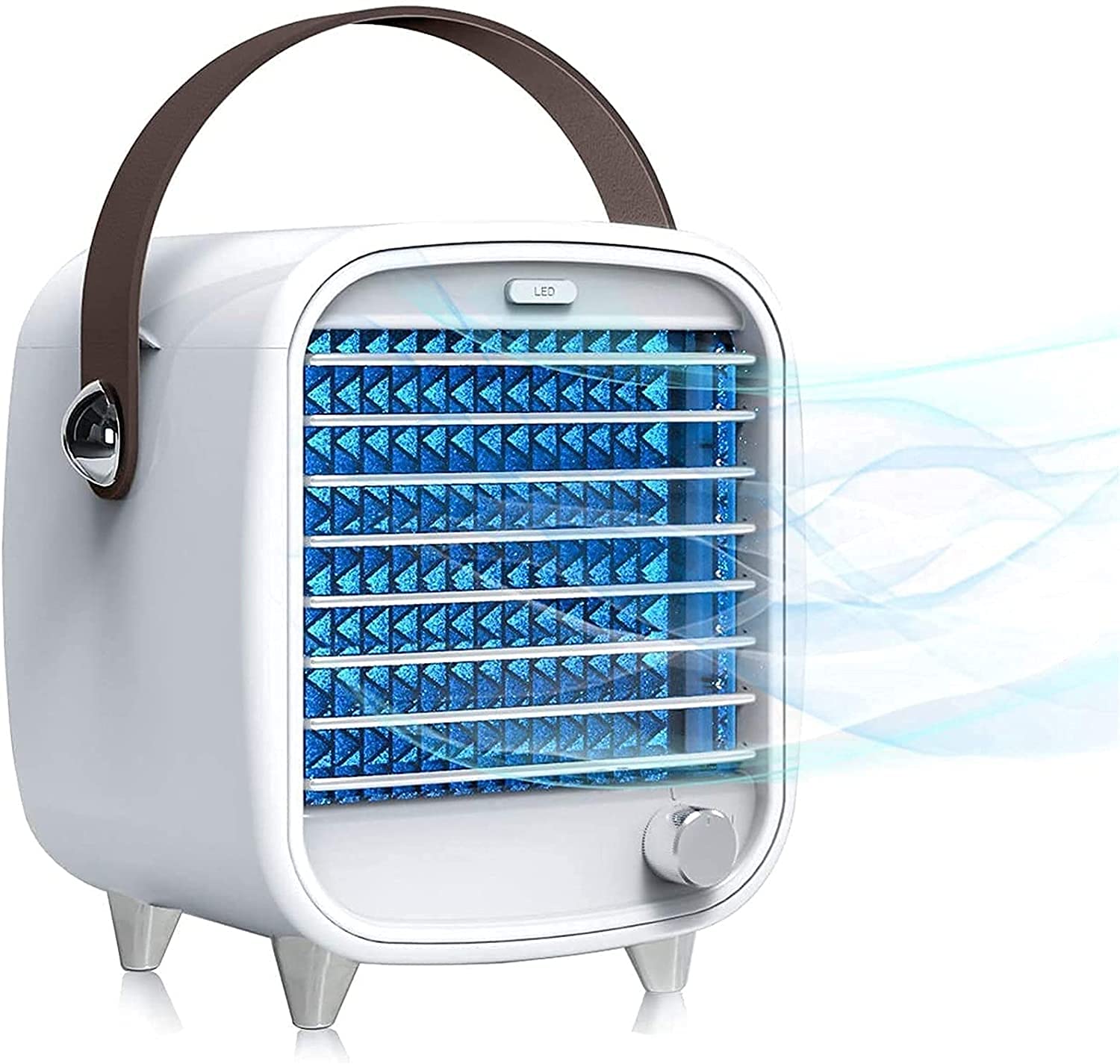 Mini-climatiseur ventilateur de climatiseur individuel blanc