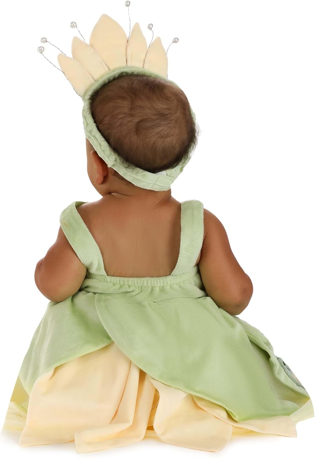 Disney Princess and the Frog Tiana Costume for Infants, Dress and Headband, Officially Licensed