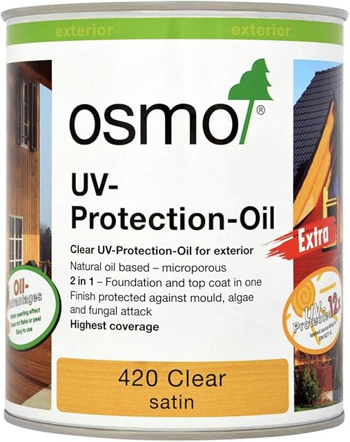 Osmo UV Protection Oil 420 Extra (Exterior) 0.75ltr