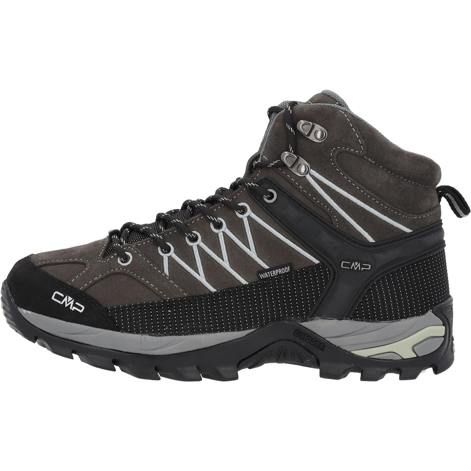 CMP Rigel Mid Trekking Shoes Wp, Scarpe da trekking Uomo, Grey, 43 EU