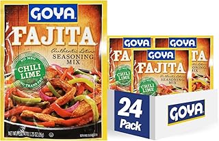 Goya Foods Fajita Seasoning Mix, 1.25 Ounce (Pack of 24)