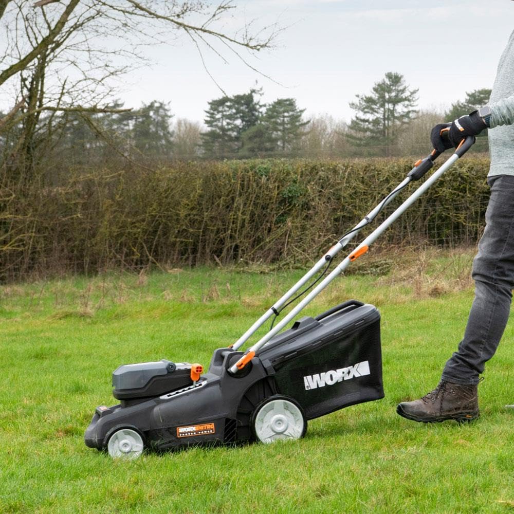 Worx Nitro Kosiarka, Czarny/Pomarańczowy, 40 l