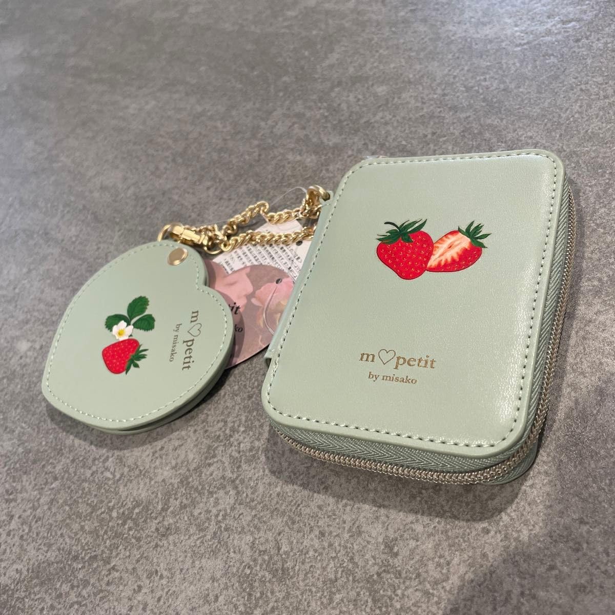Amazon.co.jp: しまむら 青木美沙子 mpetit ミラー付き ポーチ