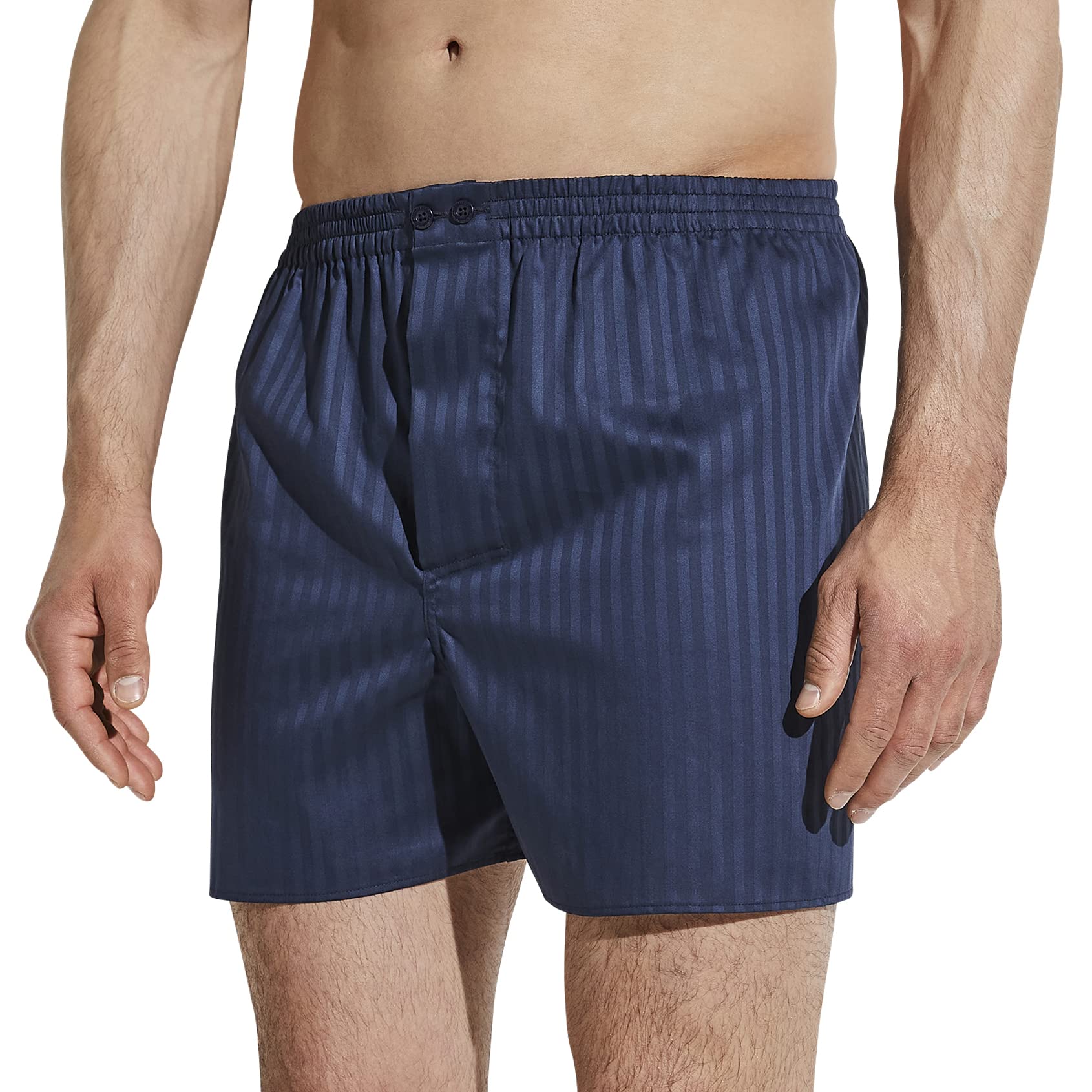 Zimmerli Boxer Shorts Woven Nightwear navy M