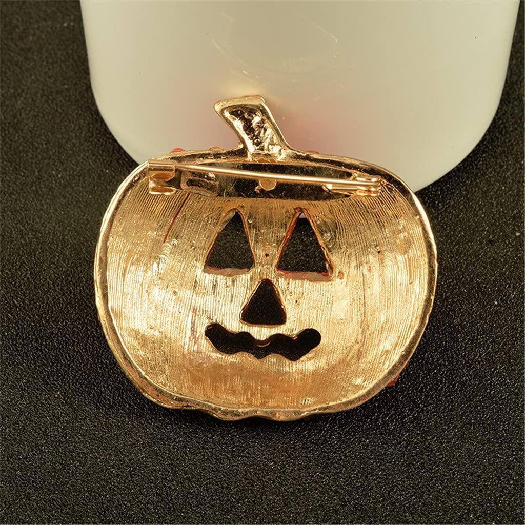 Spilla, Natale Halloween Hollow Strass Zucca Spilla Spilla Giacca Borsa Vestiti Sciarpa Decor Adorabile qualità e accessori di abbigliamento pratici