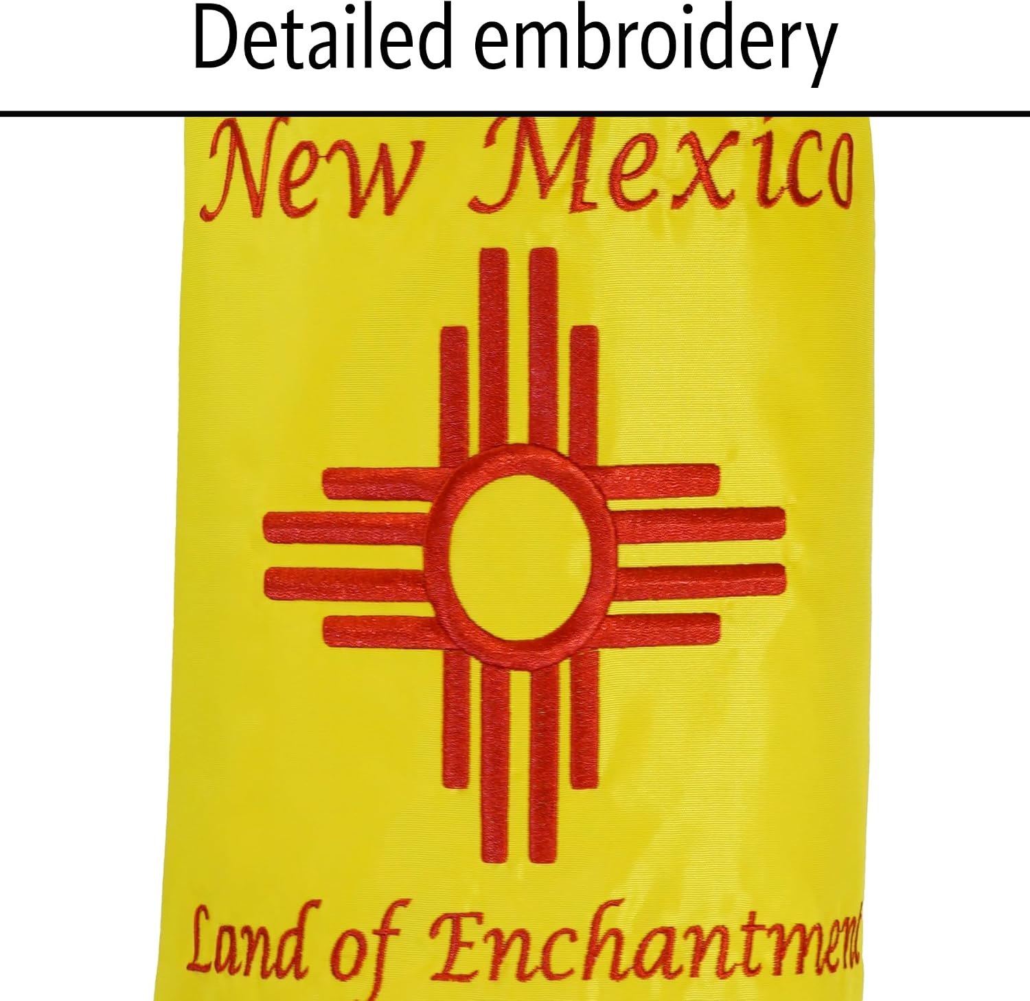 In the Breeze New Mexico 40" Windsock, Outdoor State Flag Windsock, 5204