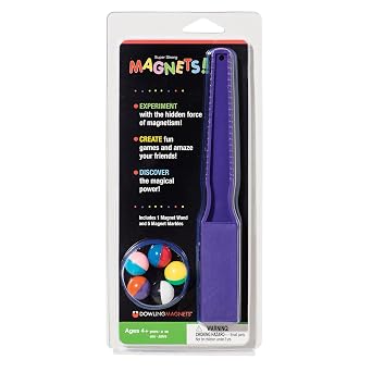 MAGNET WAND AND MARBLES by Dowling Magnets Colors May Vary