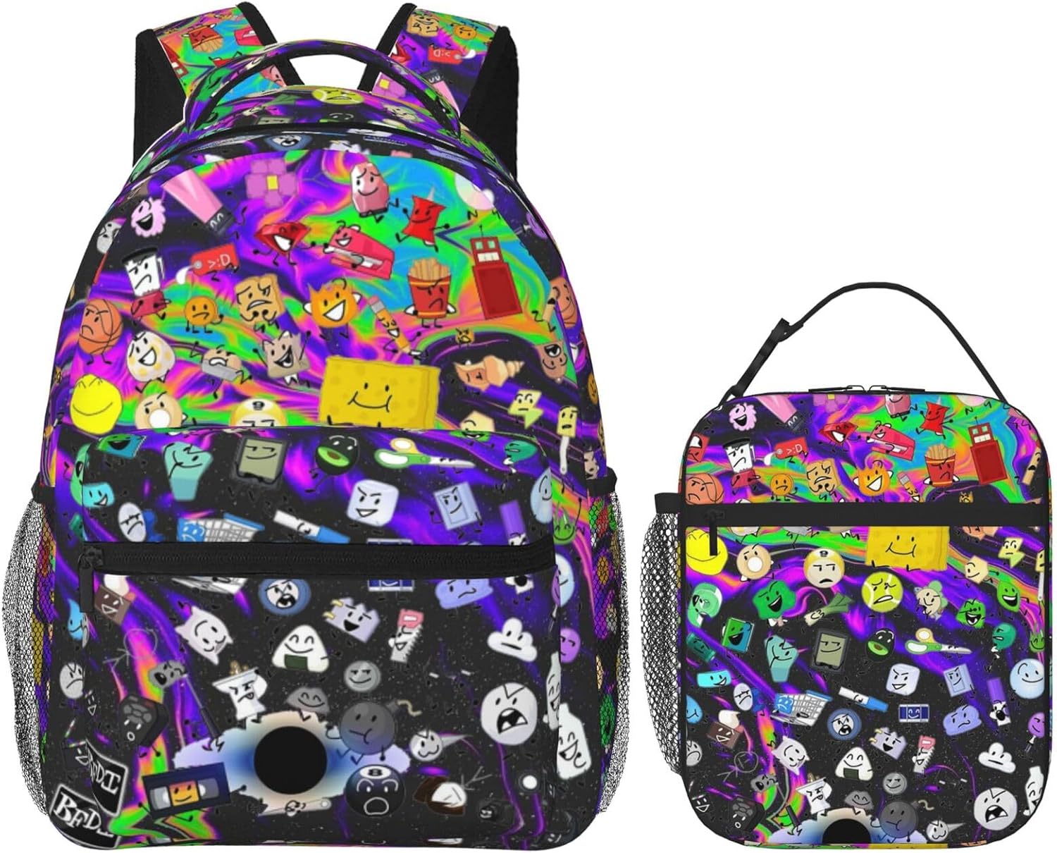 Lightweight Hiking Daypacks Backpack With Lunch Box Sets Adjustable Shoulder Straps