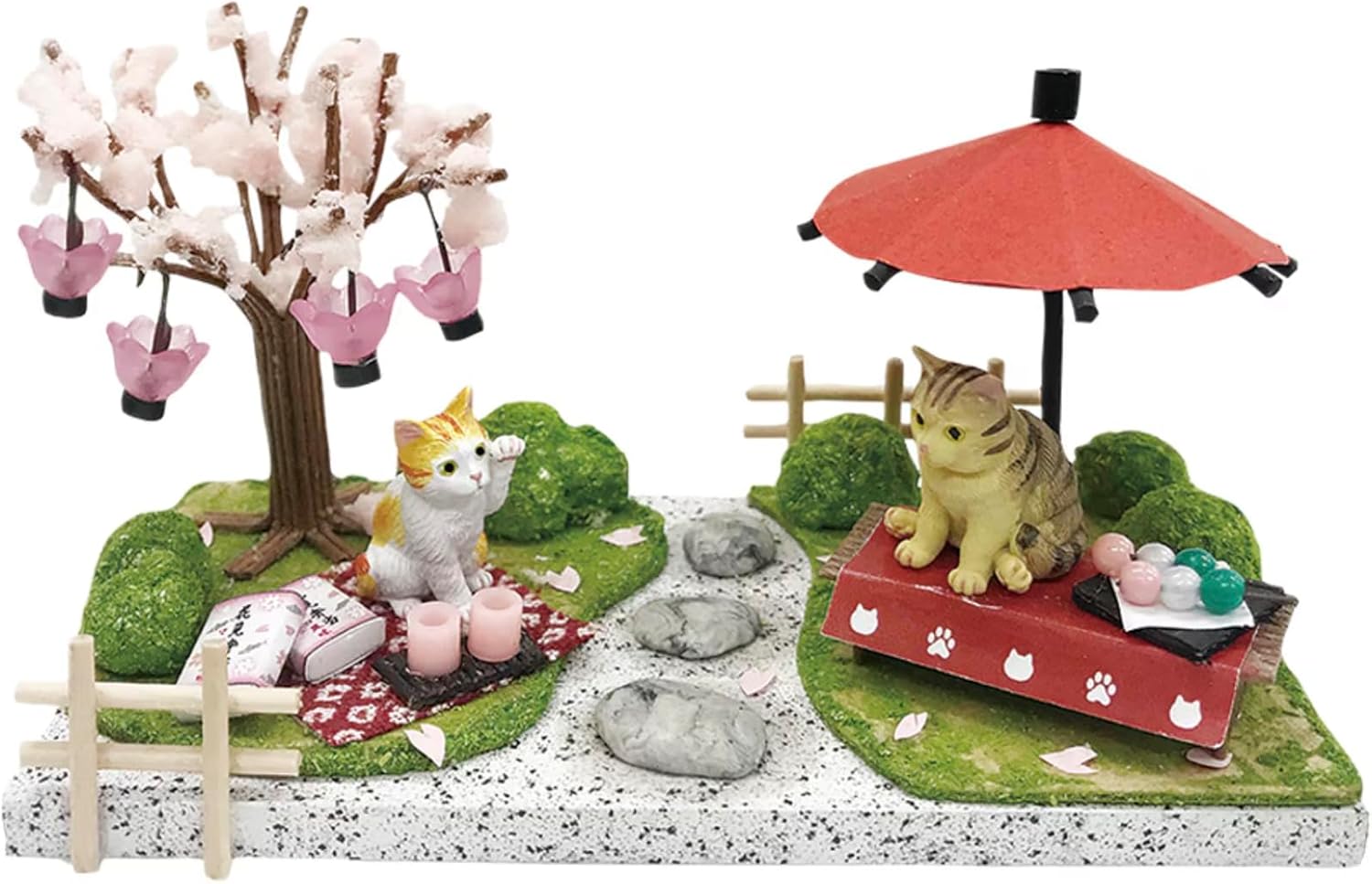 Cat Miniature Life Collection Japanese Cherry Blossom Viewing Time
