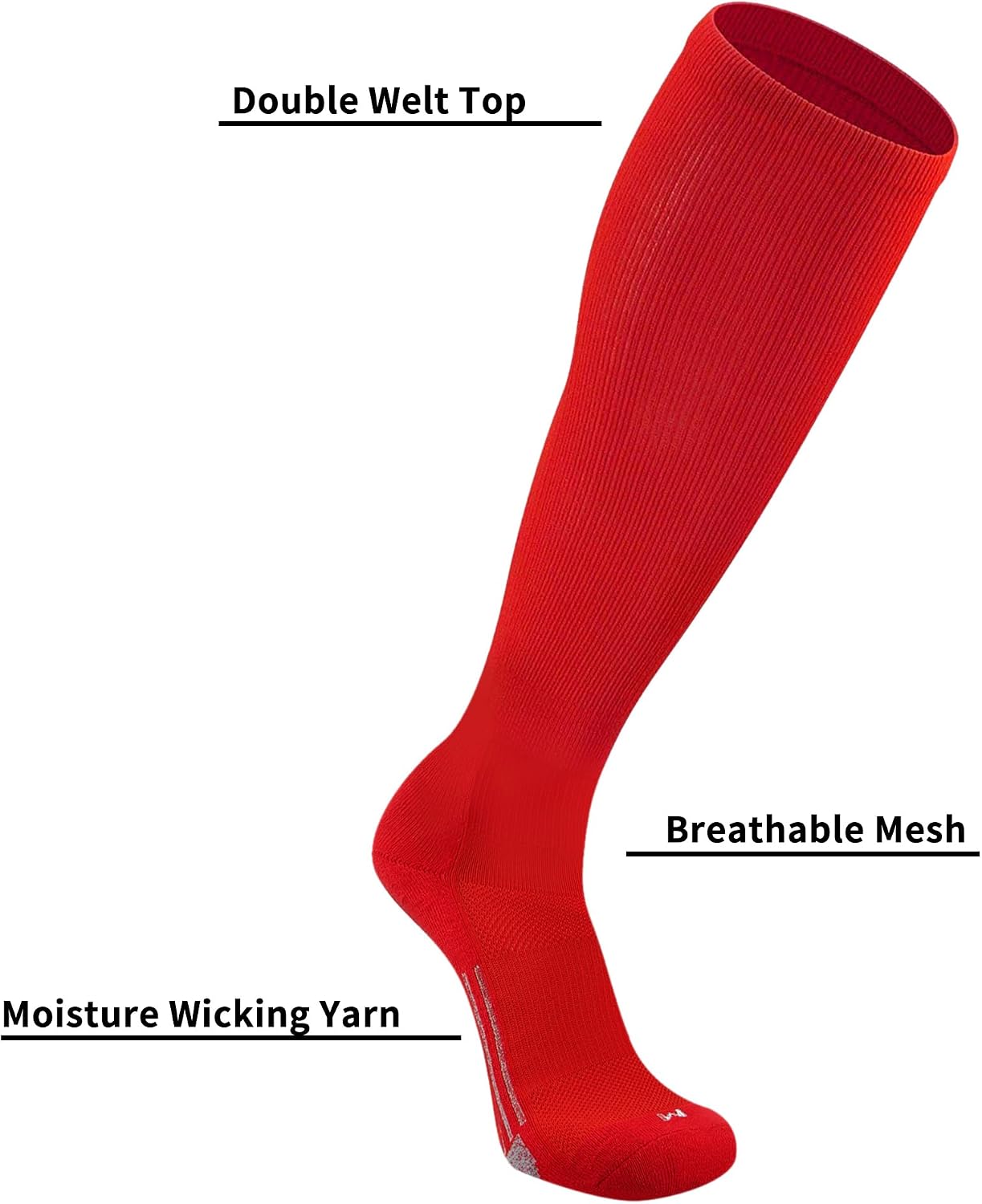 Youth Elite Baseball/Softball Socks & Belt Combo (3 Pairs of Socks with 1 Belt)
