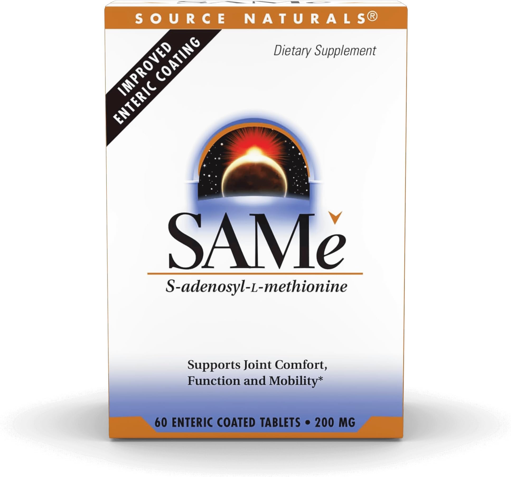 Same, Supports Joint Comfort, 200mg - 60 Enteric Coated Tablets
