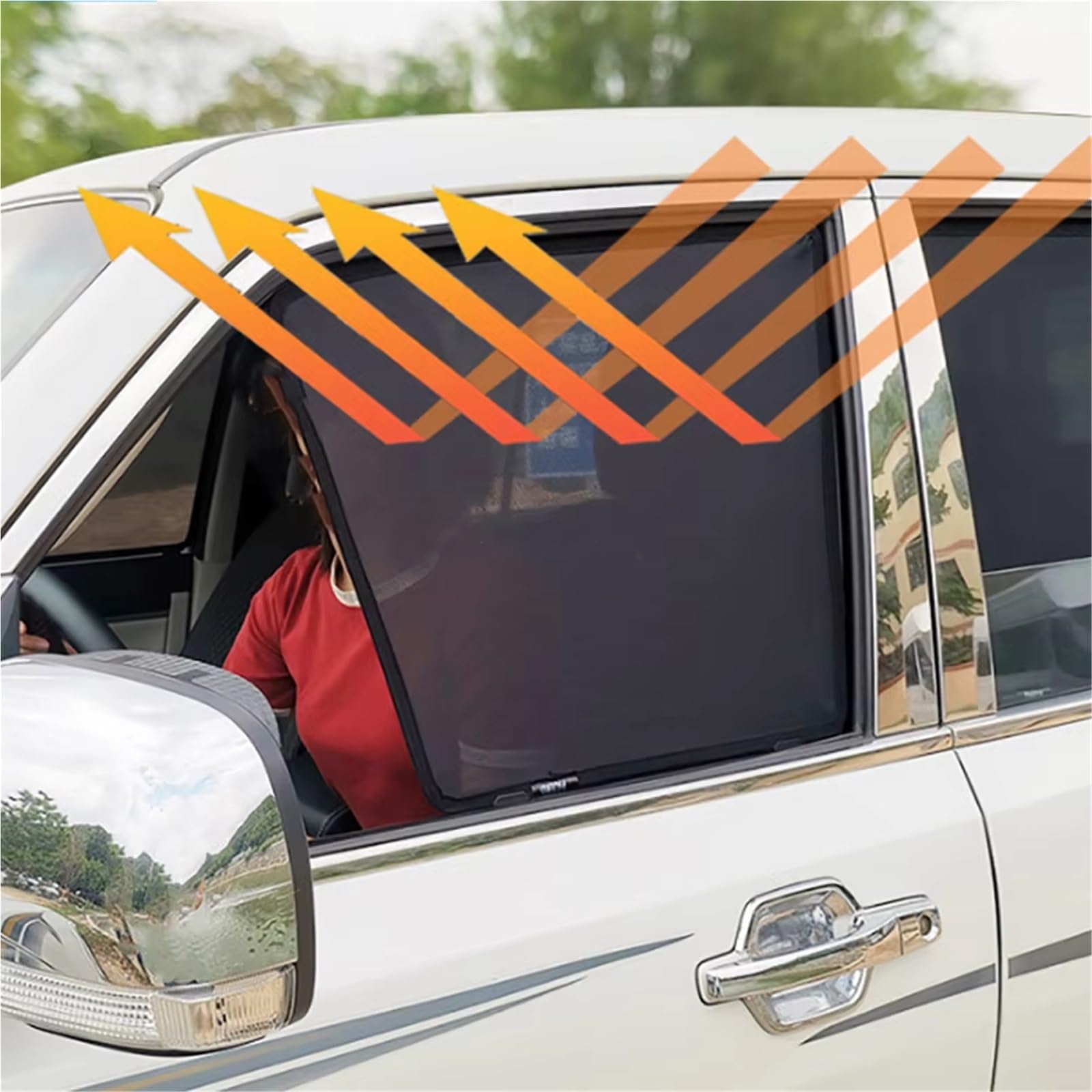 Parasole Paraschizzi Per Lexus RX 2023-2025 (RX350, RX350h, RX500h) - Copertura Parabrezza Anteriore In Alluminio Riflettente, Pieghevole Con Custodia - 3