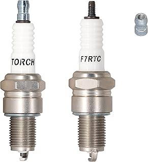 2PK TORCH F7RTC Spark Plug Replace for NGK 5534/BPR7ES V-line-19, for Bosch 7992/WR5DC 4038/WR5DP, for Champion 332/RN7YC 415/RN9YC 818/RN2C,for Denso W22EPR-U/3088, for ACDelco R41CXLS, OEM