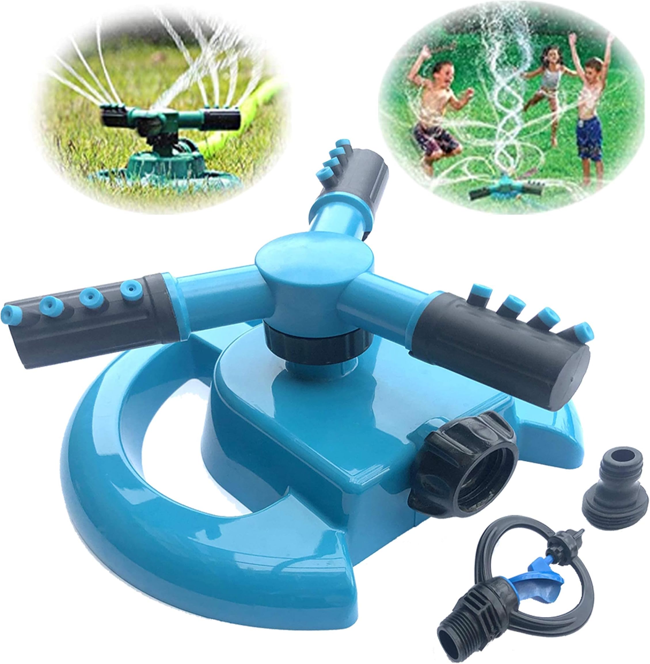 Kids sprinklers for Yard Outdoor Activities-Spray waterpark Backyard Water Toys for Kids-Splashing Fun Activity for Summer, Spray Water Toy for Toddlers Boys Girls Dogs Pets