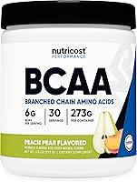 Vista 19 de Nutricost Polvo BCAA (Mango Naranja, 60 Porciones) - Relación Óptima 2:1:1, Sin Gluten, Sin OMG, Vegetariano