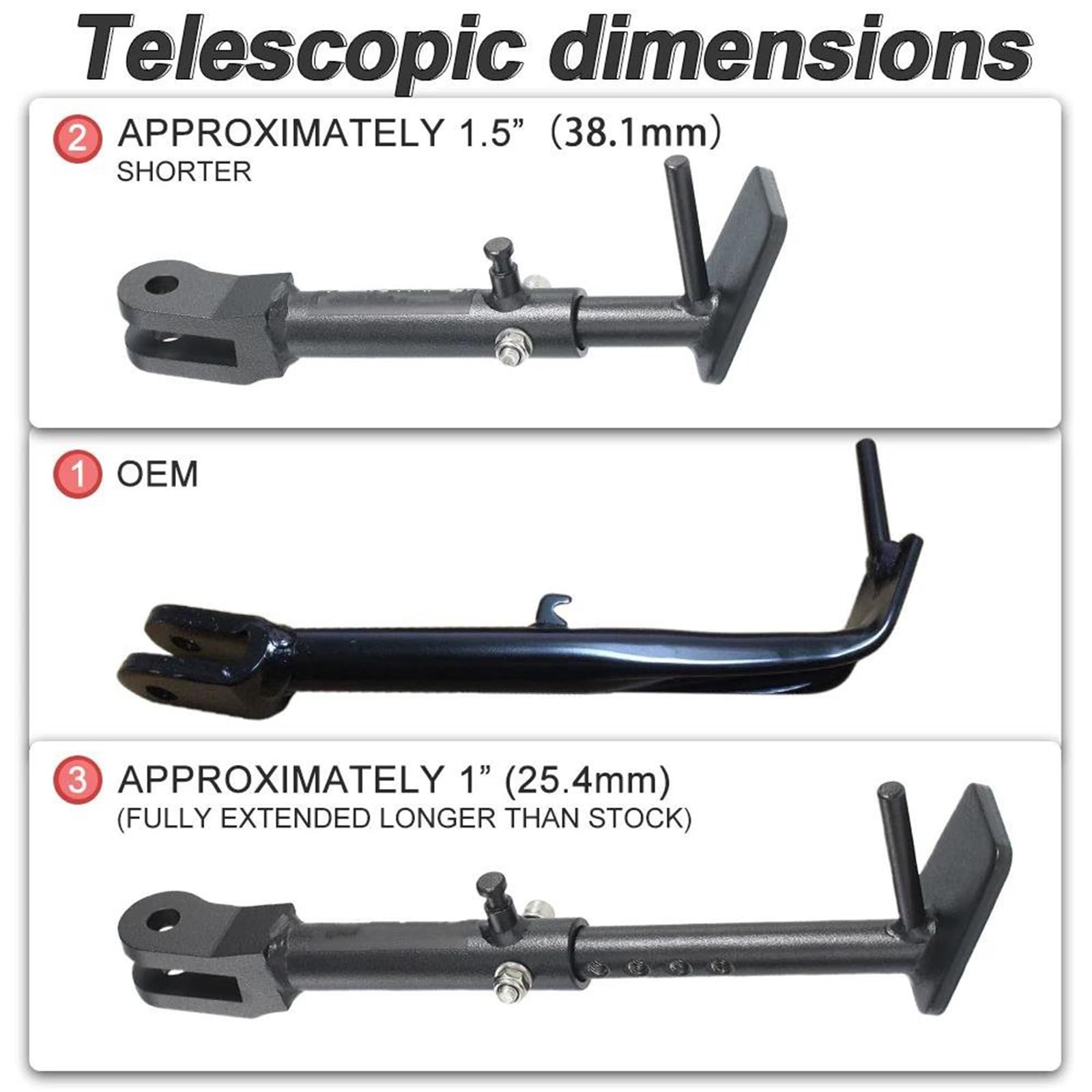 Rivestimenti Laterali Moto Sospensione Posteriore Cavalletto Regolabile Cavalletto Laterale per Y&amaha per Tracer MT09 MT09 SP 9 GT XSR900 2021-2024