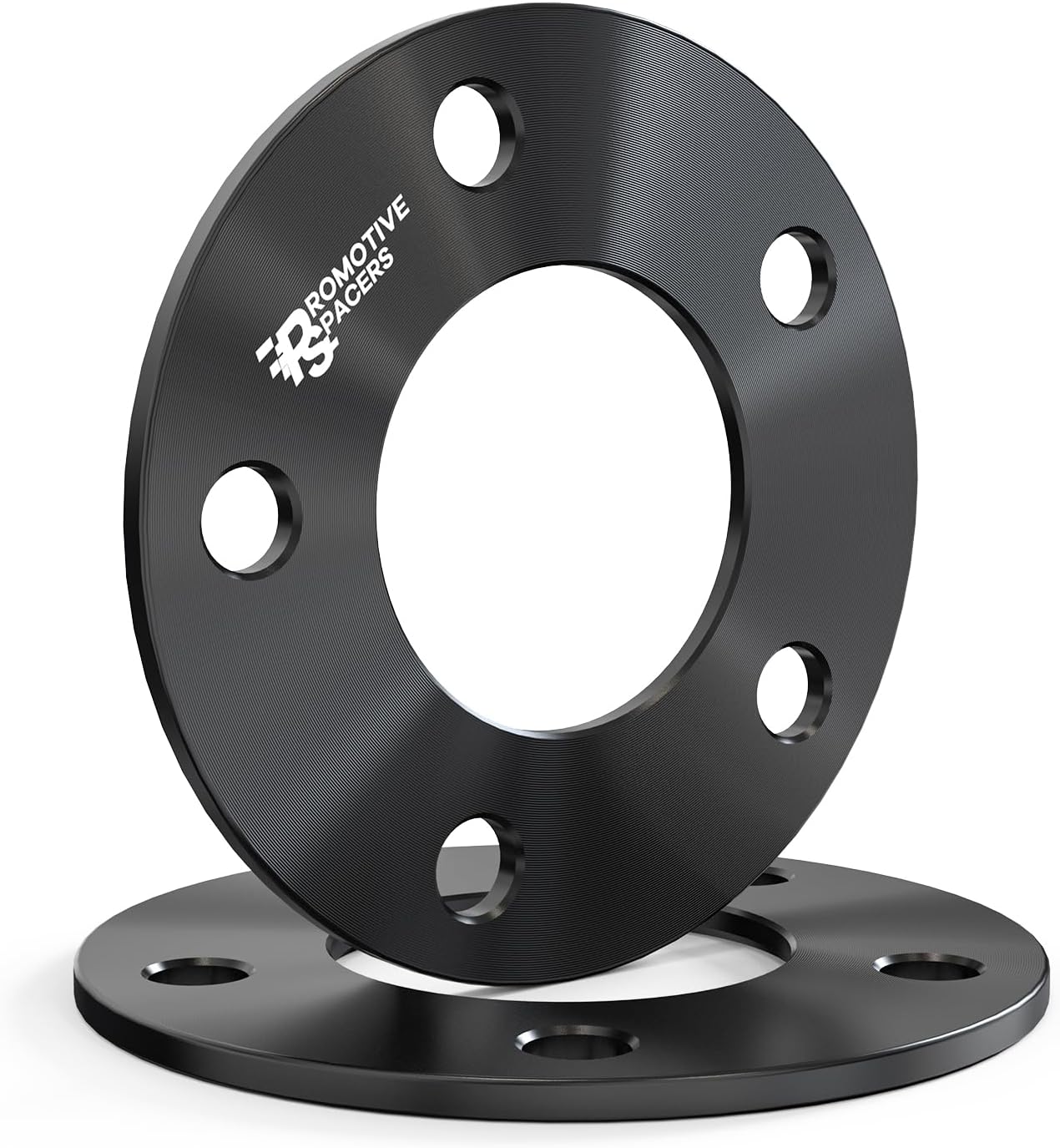 5mm Hubcentric Black Wheel Spacers 5x115 | 71.6mm Center Bore M14x1.5 | Fits Dodge Charger Challenger Magnum & Chrysler 300C 2005-2022 (2PCS Black)