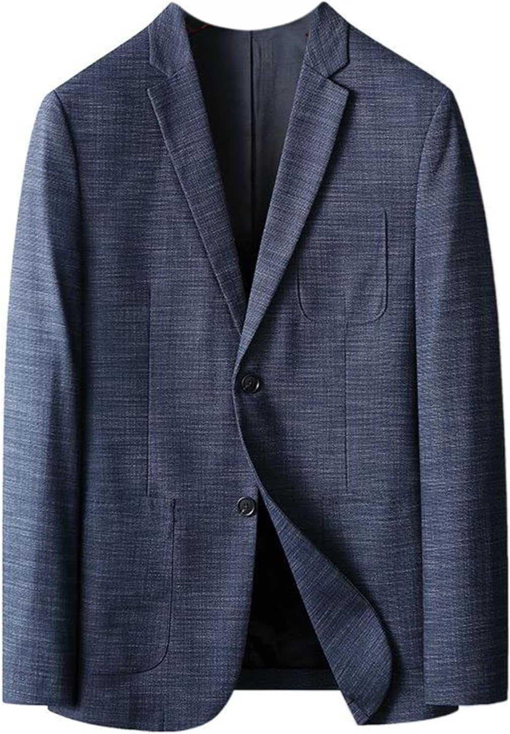 Men's Italian Linen Cotton Blazer Spring Autumn Formal Coat