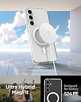 Vista 2 de Spigen Ultra Hybrid MagFit Diseñado para Funda Galaxy S24 FE (2024) - Blanco